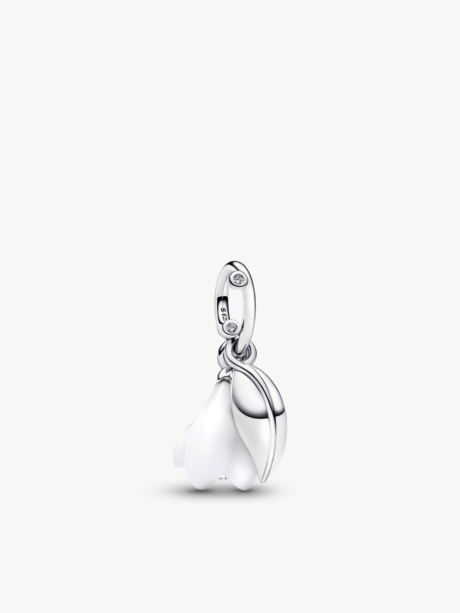 Snowdrop Flower Dangle Charm