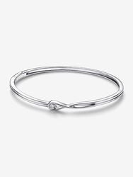 Pandora Infinite Sterling Silver Lab-grown Diamond Bangle Pandora Infinite Sterling Silver Lab-grown Diamond Bangle