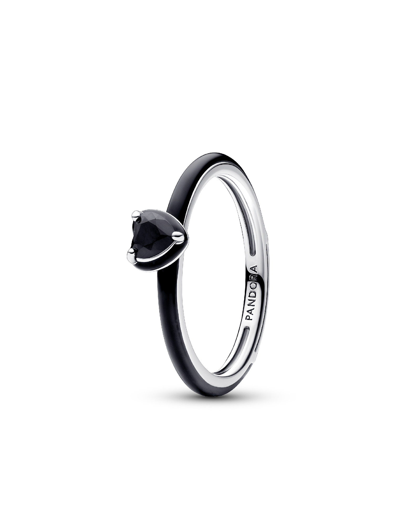 Pandora ME Black Chakra Heart Ring