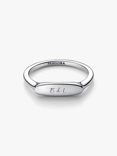 Engravable Bar Ring