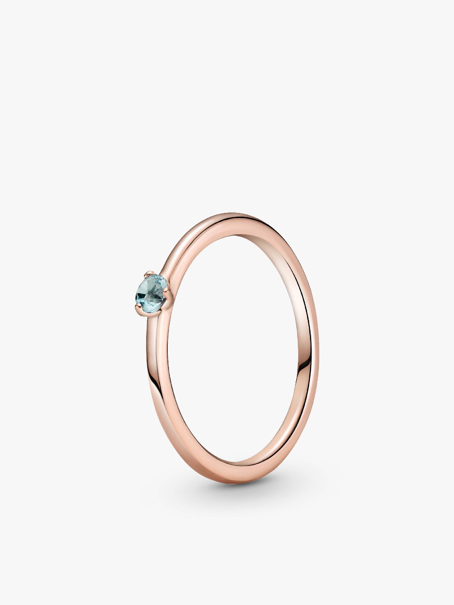 FINAL SALE - Light Blue Solitaire Ring
