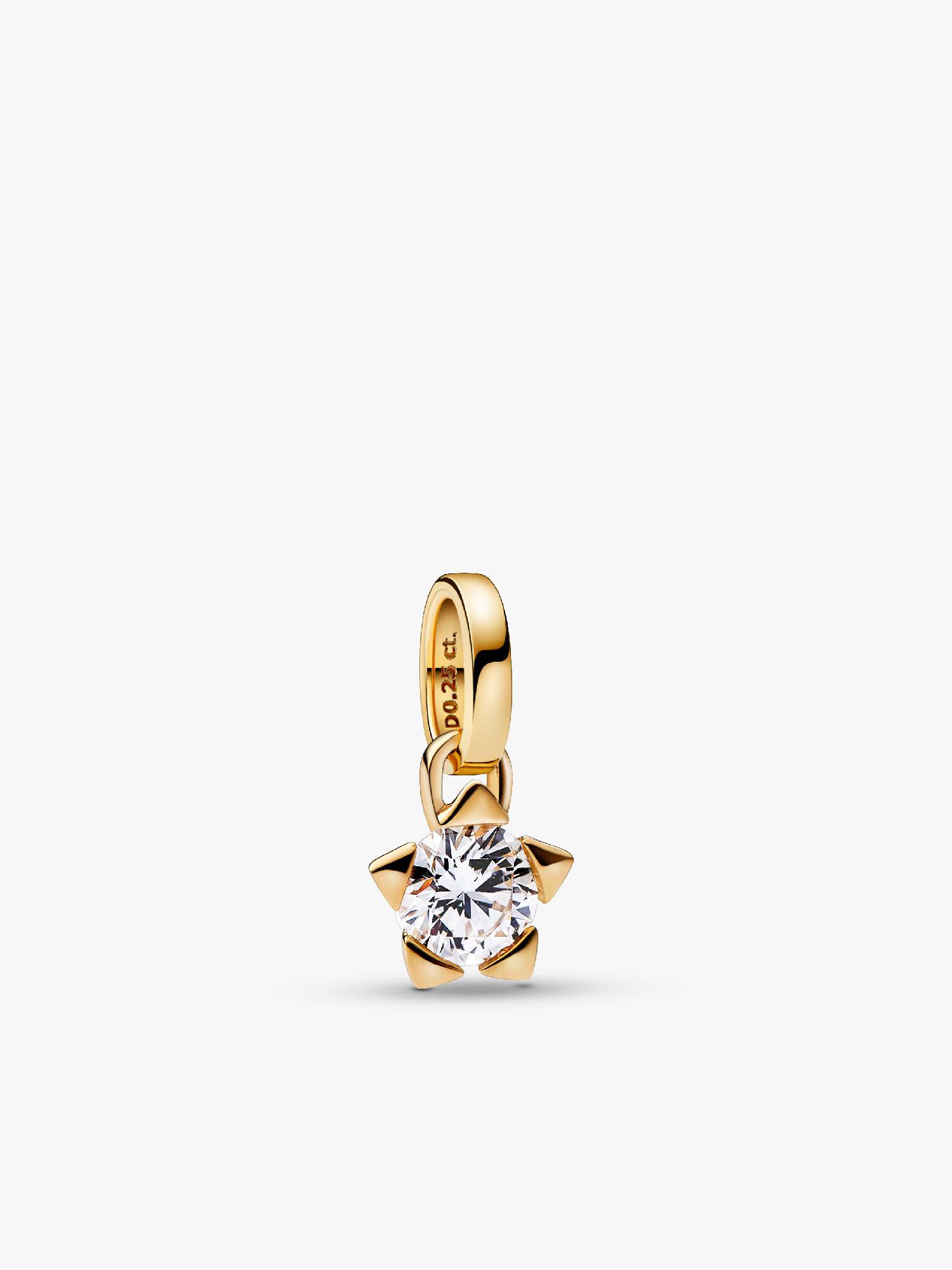 Pandora Talisman 14k Gold Lab-grown Diamond Star Pendant