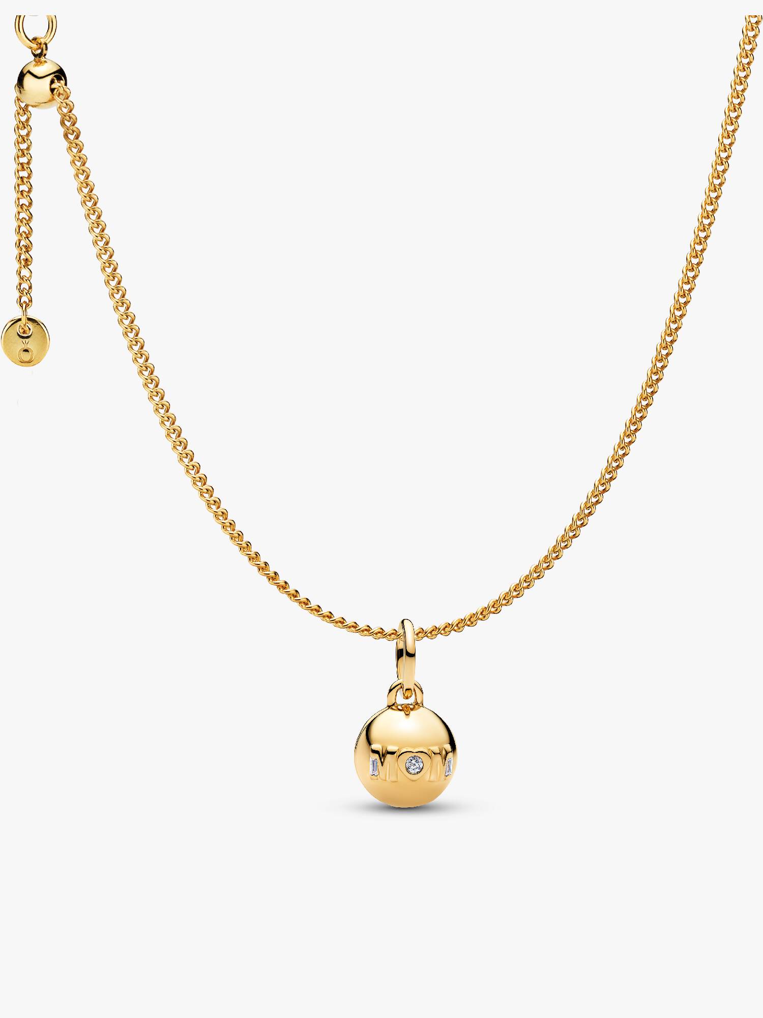 Love You Mom Charm Necklace