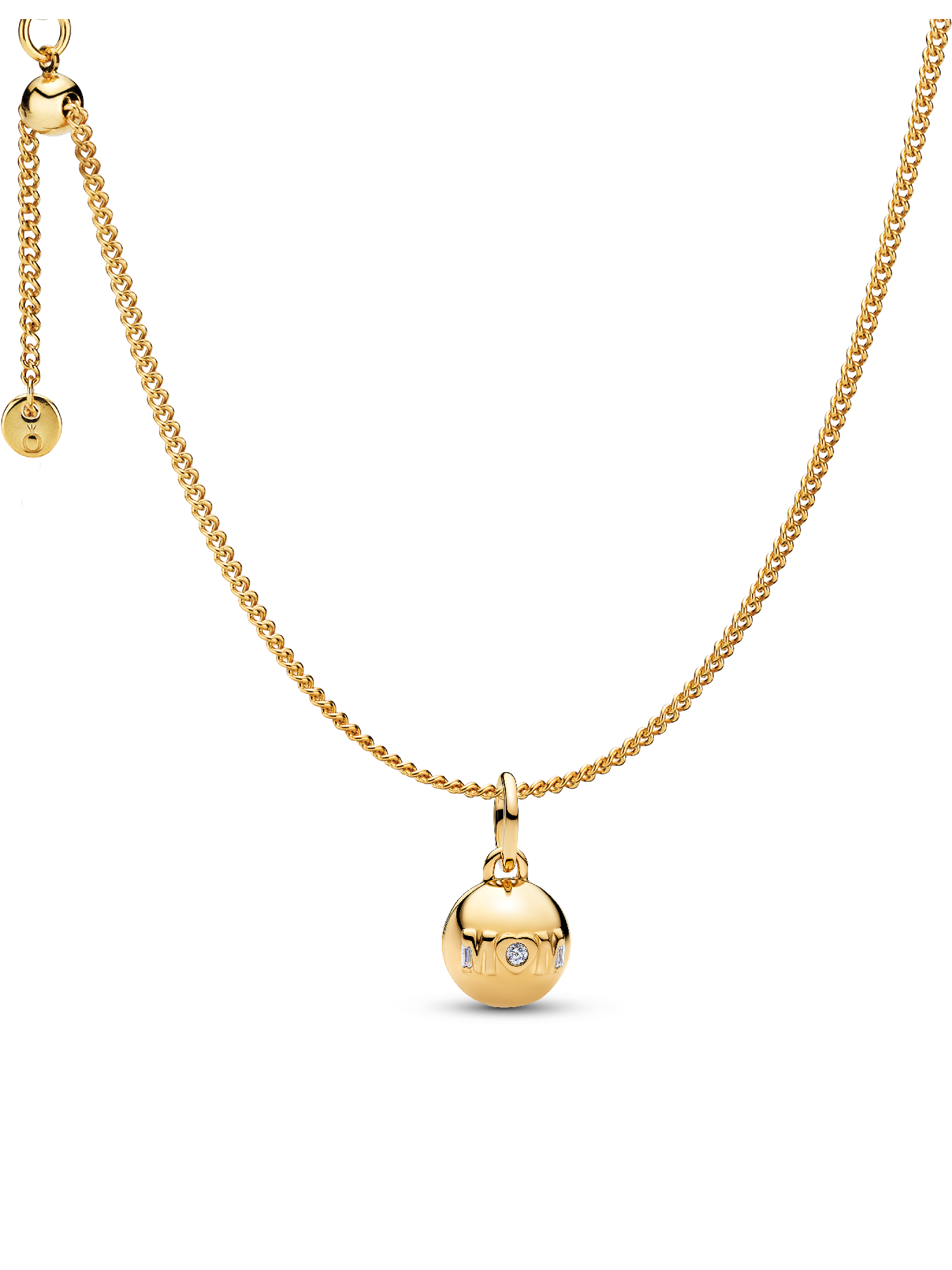 Love You Mom Charm Necklace