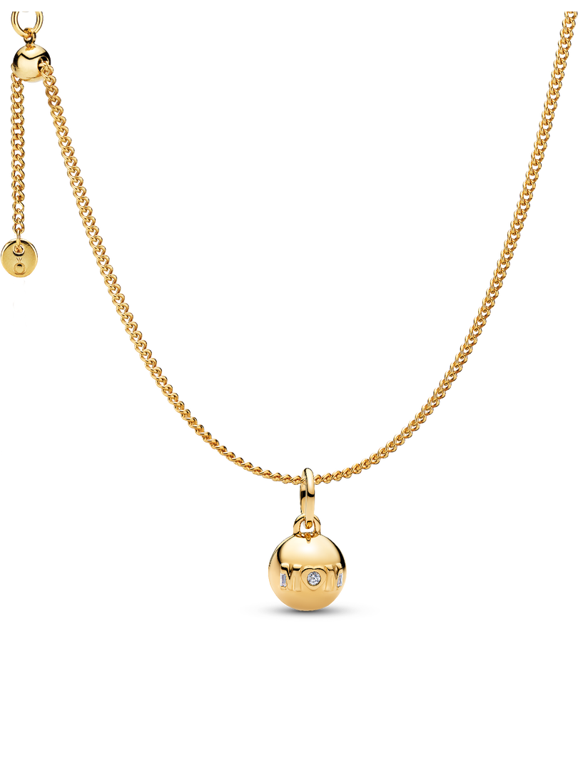 Love You Mom Charm Necklace