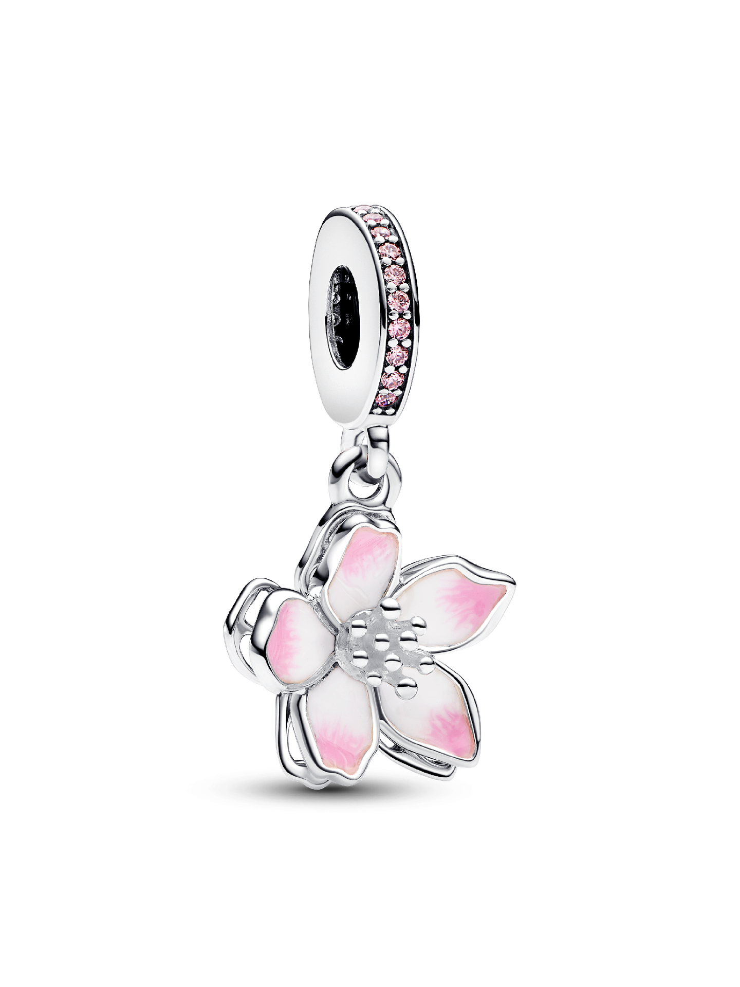 Женский шарм Pandora Cherry Blossom Dangle Charm, Sterling silver, цвет: Серебро — фото 1
