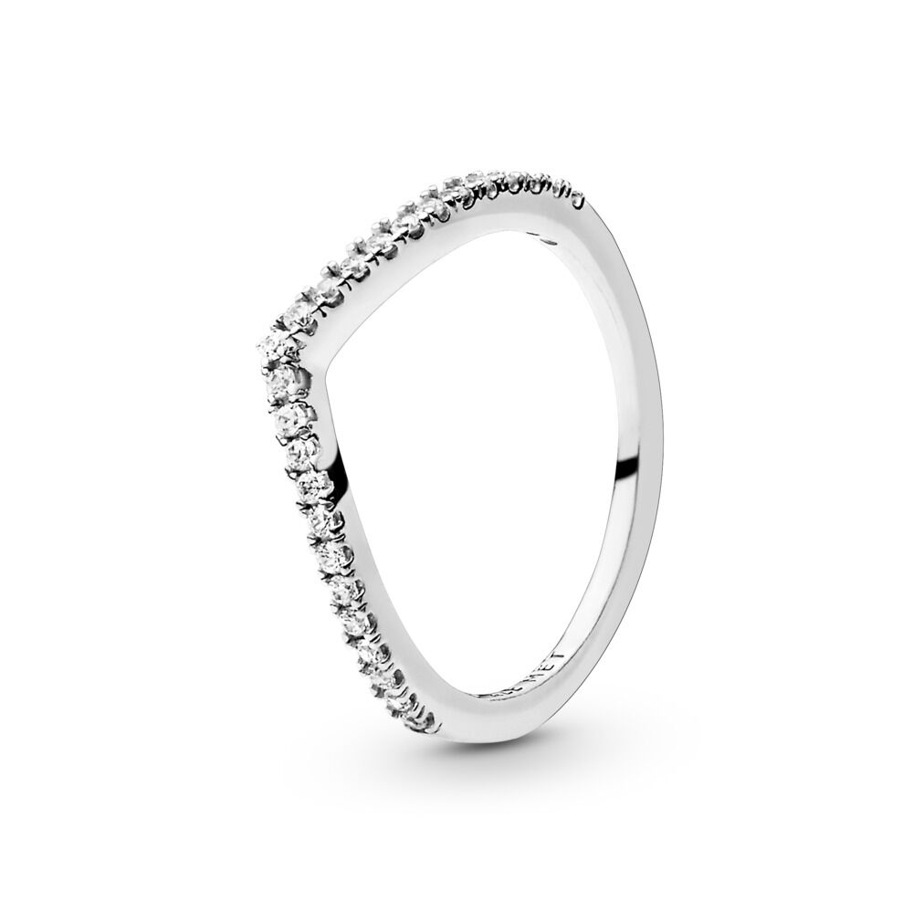 Shimmering Wish Ring with Cubic Zirconia | Sterling silver