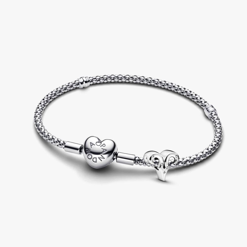 Aries Zodiac Charm Studded Bracelet Set