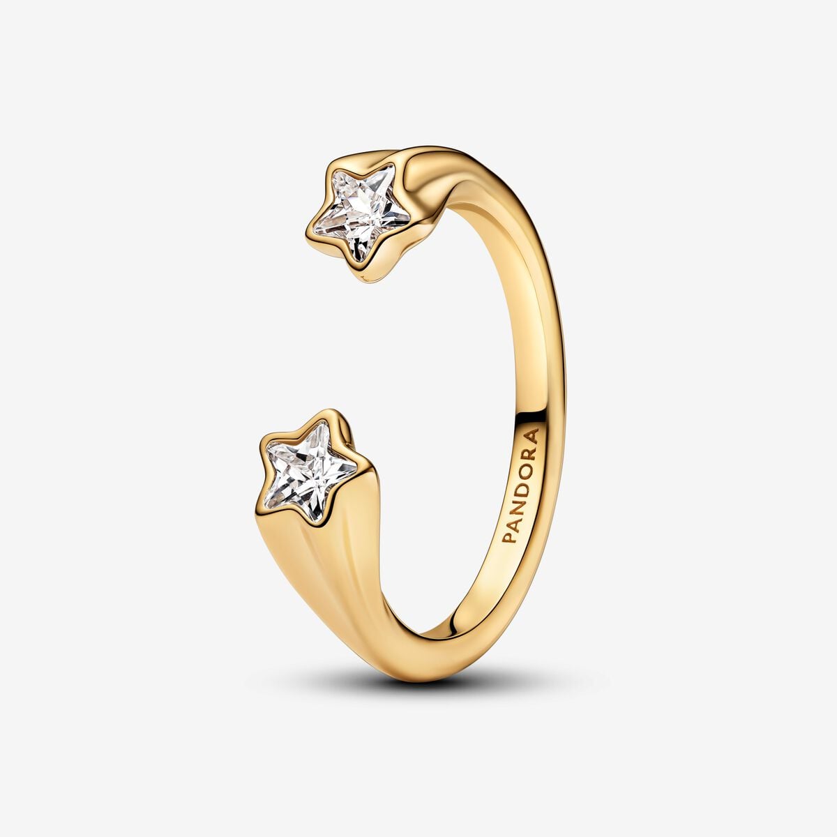 Bomb Star Rings Shooting Stars Open Ring | Gold plated | Pandora US