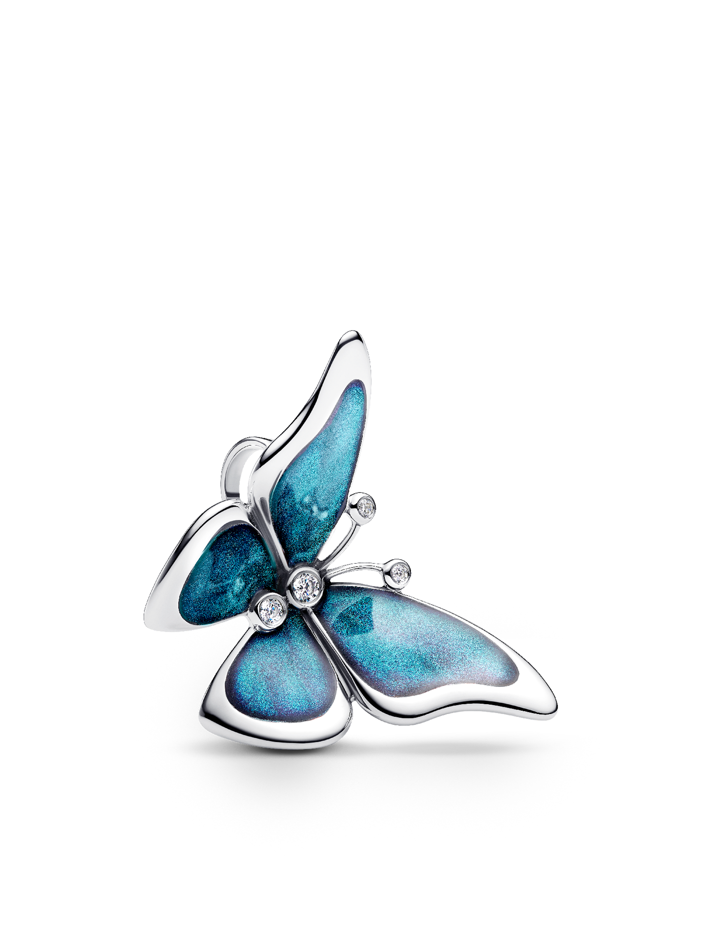 Женский шарм Pandora Oversized Butterfly Charm, цвет: Серебро — фото 1