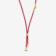 Pandora Talisman Red Recycled Polyester Cord Necklace