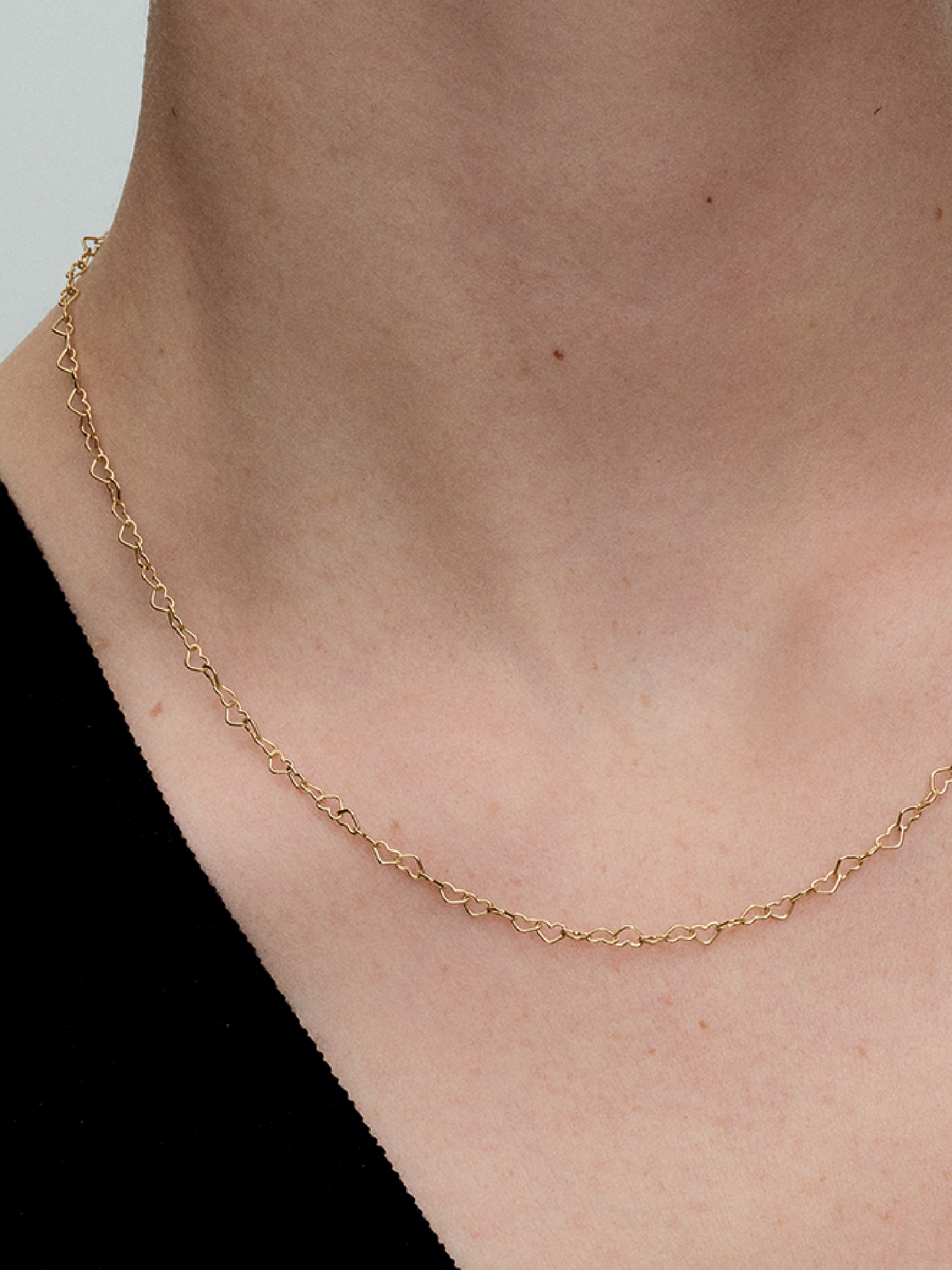Женское колье Pandora Linked Hearts Collier, Gold plated, цвет: Позолоченный — фото 3
