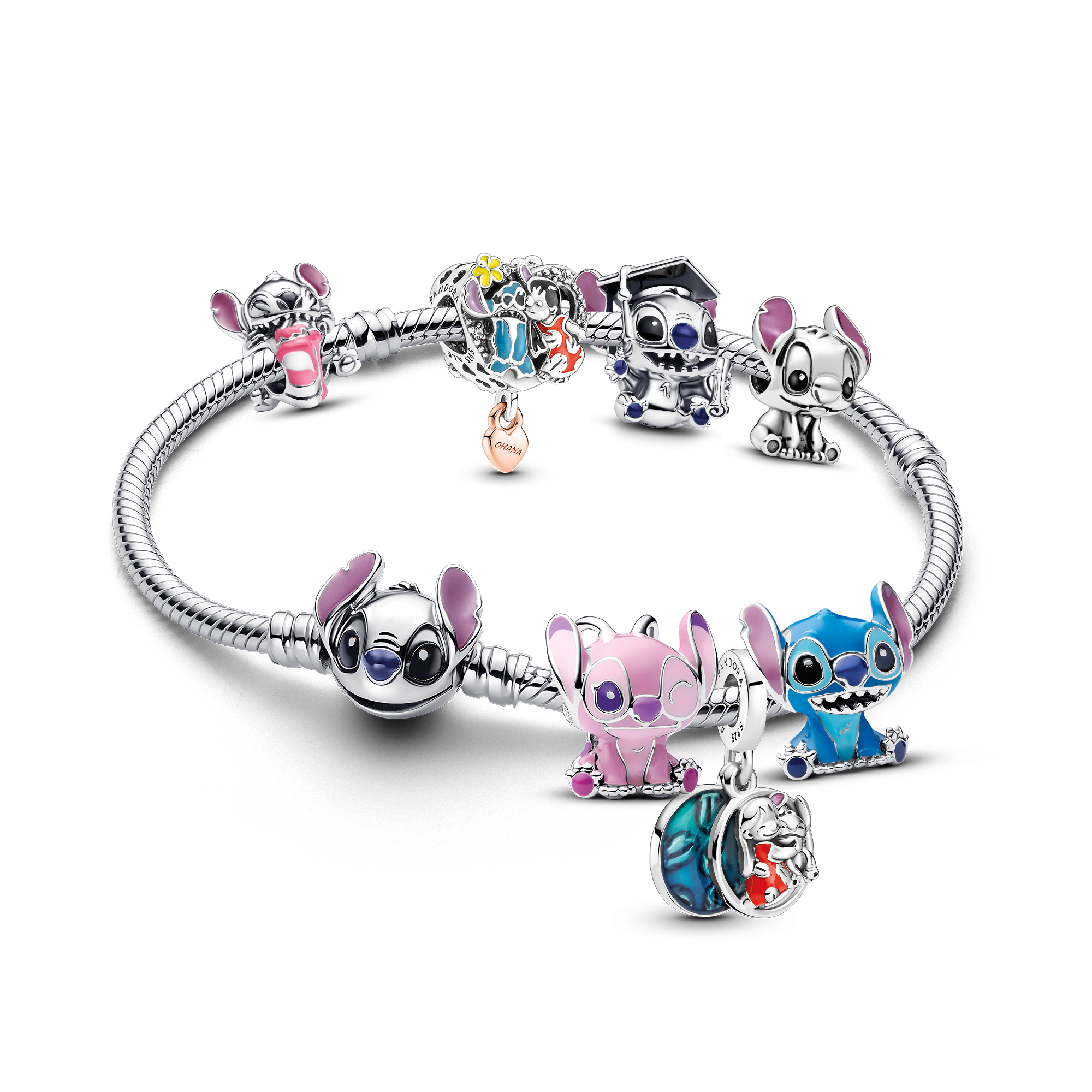 Disney x Pandora Lilo and Stitch Charm Set | Pandora US