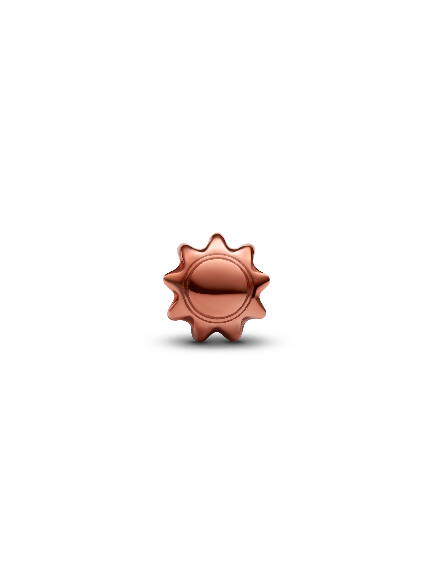 Orange Sun Mini Charm