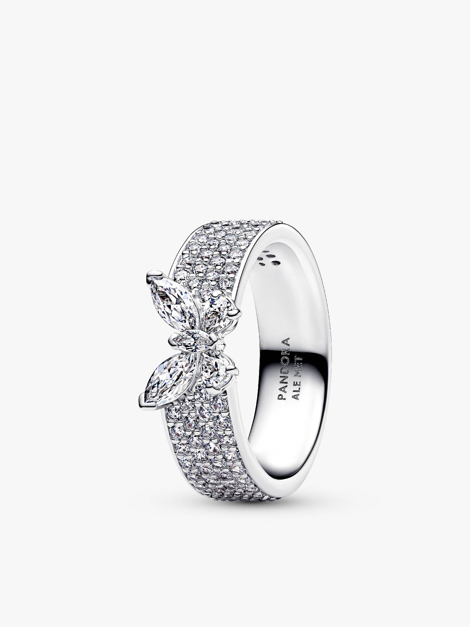 Sparkling Butterfly Bold Ring