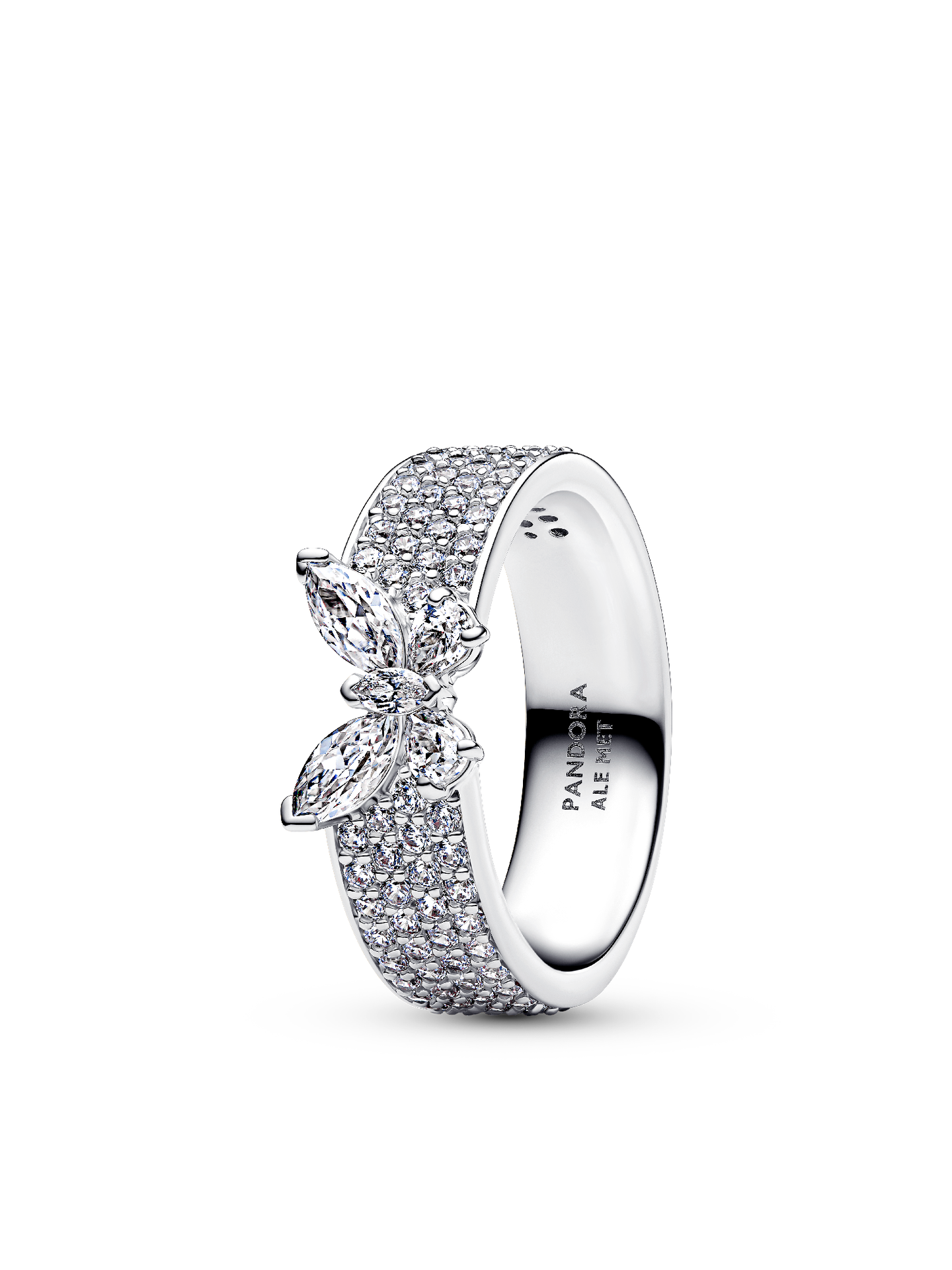 Женское кольцо Pandora Sparkling Butterfly Bold, Sterling silver, цвет: Серебро — фото 1