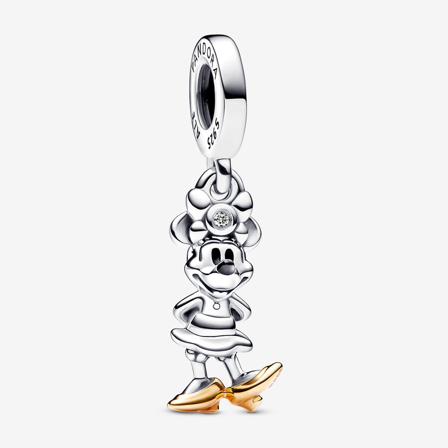 FINAL SALE - Disney 100th Anniversary Minnie Mouse Lab-grown Diamond Dangle Charm image number 0