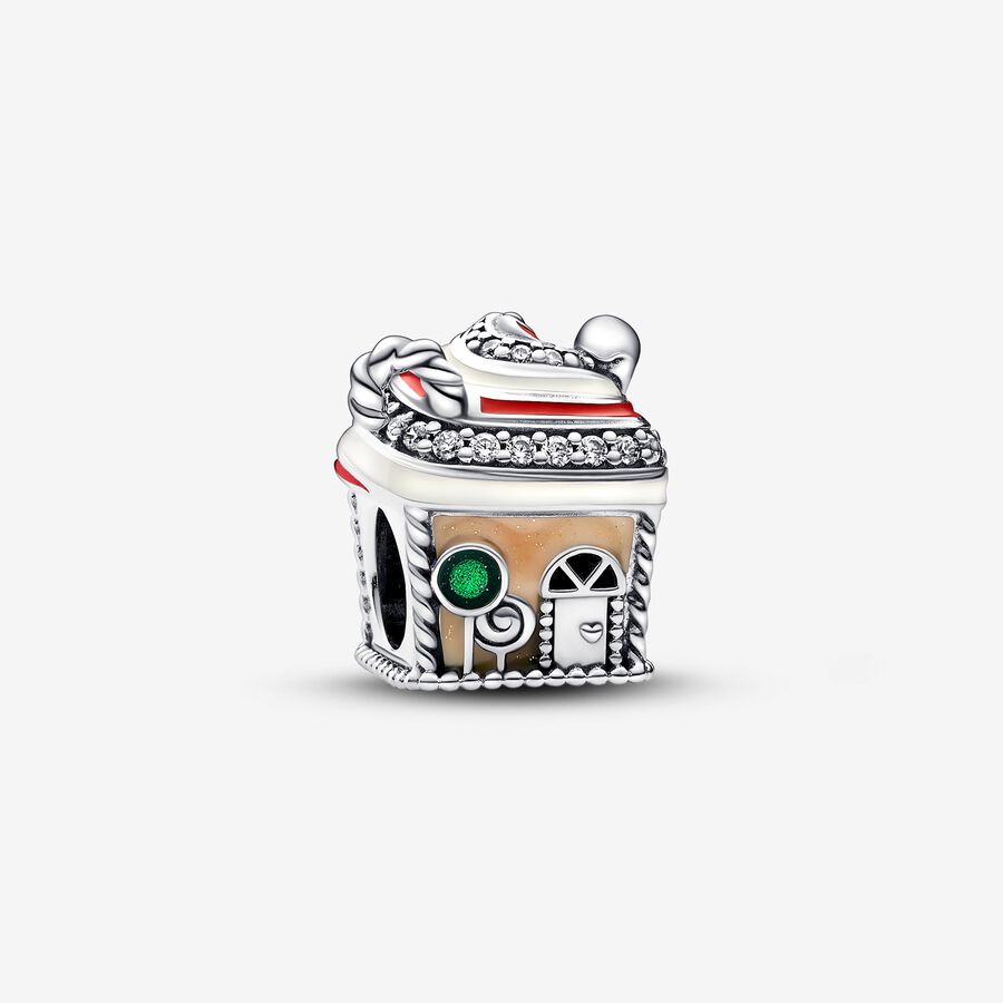 Festive Gingerbread Charm | Sterling silver | US