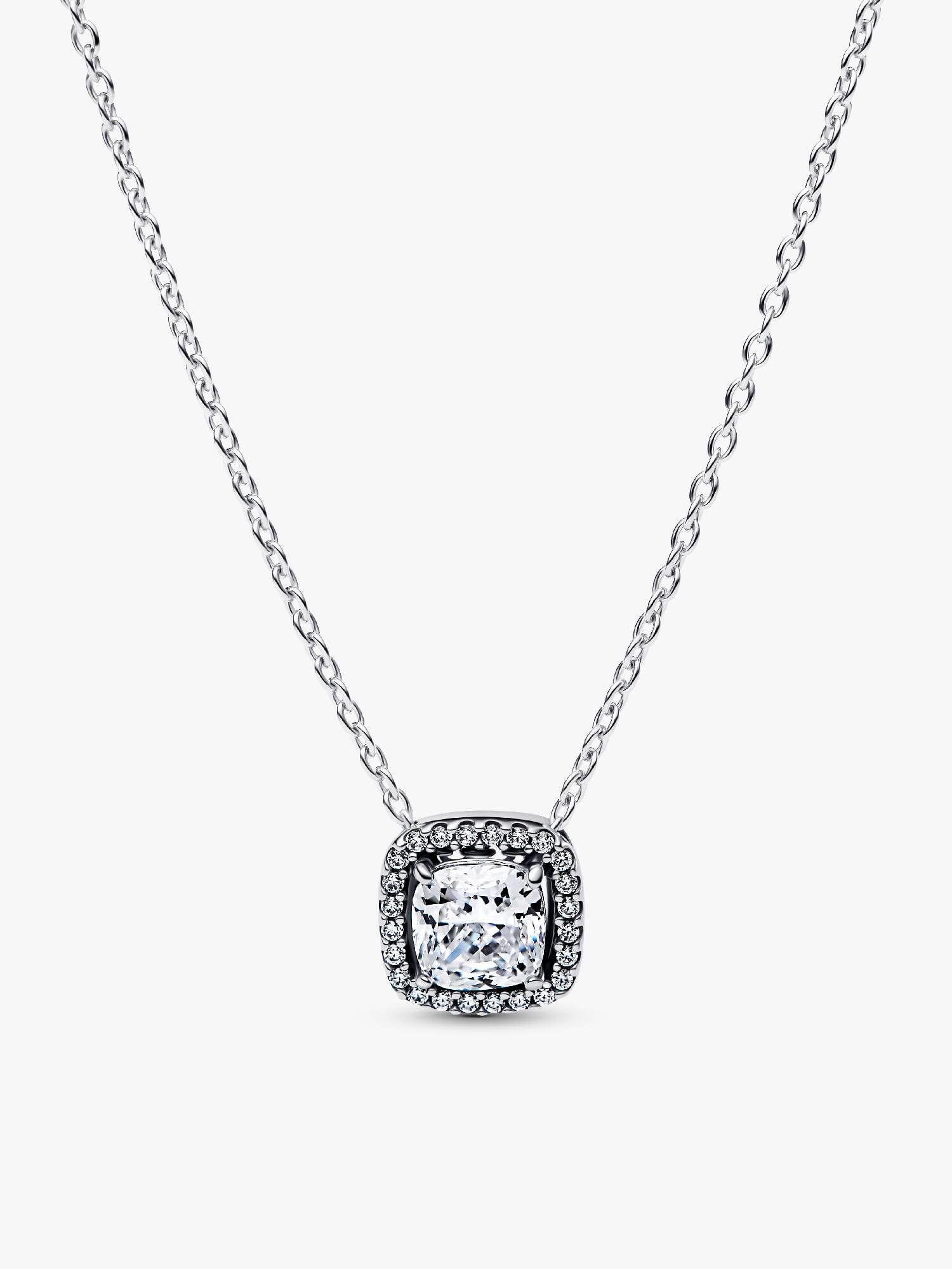 Halo Pendant Collier Necklace