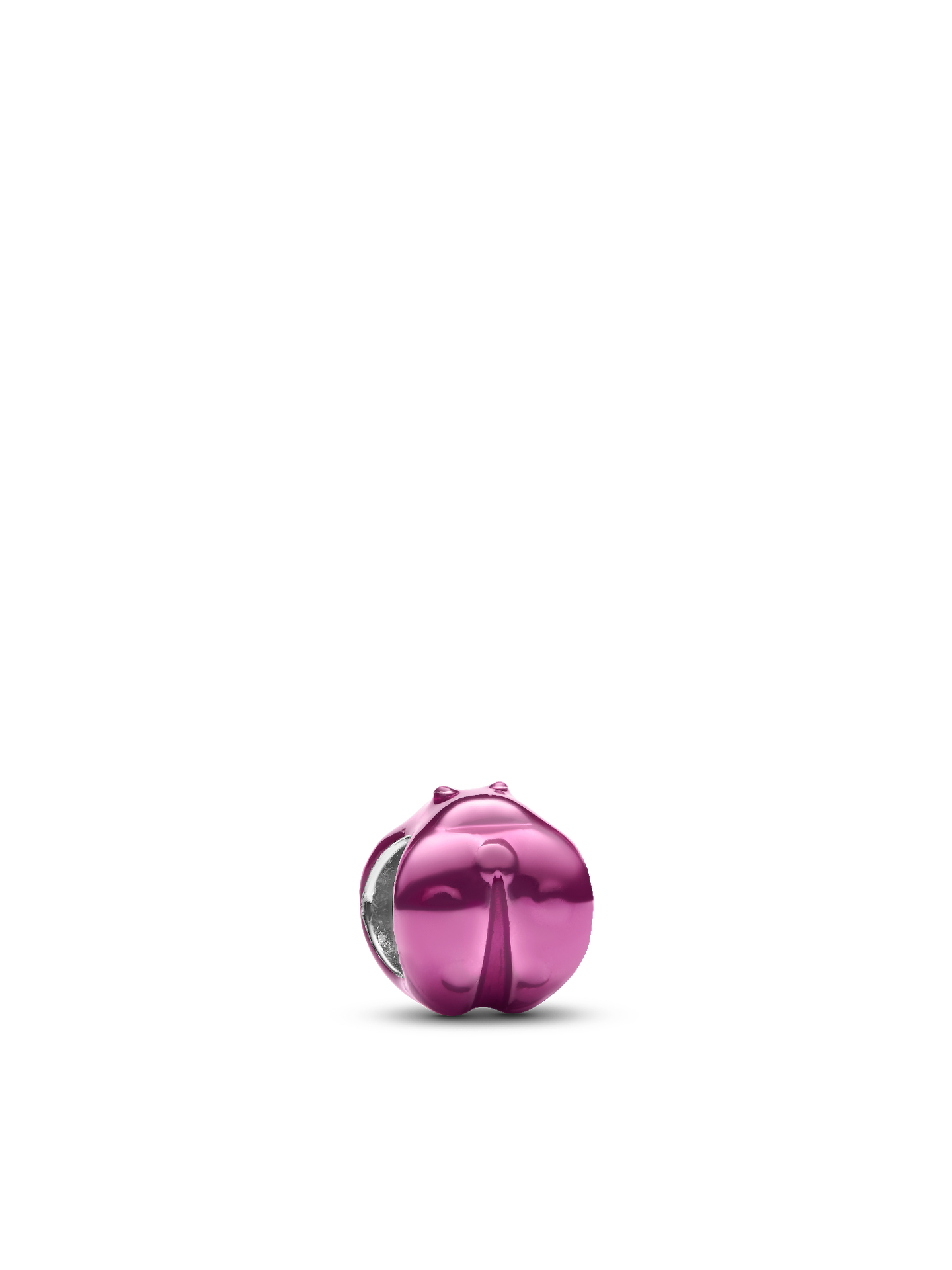 Женский шарм Pandora Pink Ladybird Mini Charm, цвет: Серебро — фото 1