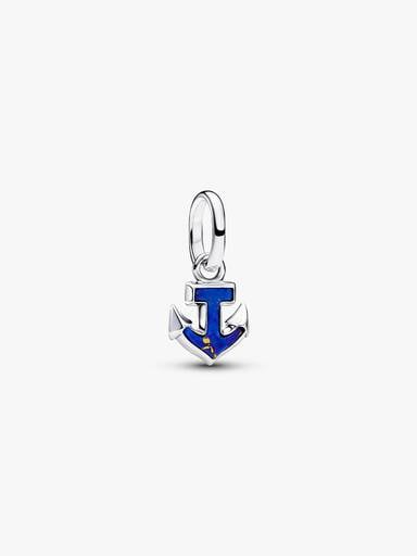 Blue Anchor Mini Dangle Charm