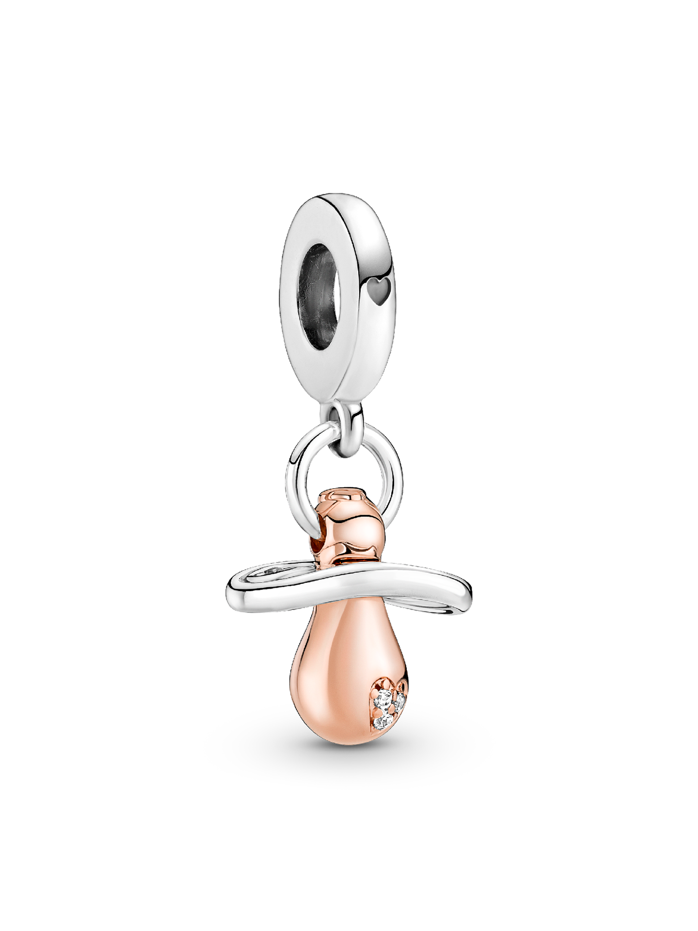 Женский шарм Pandora Baby Pacifier Dangle Charm, цвет: Двухцветный — фото 1