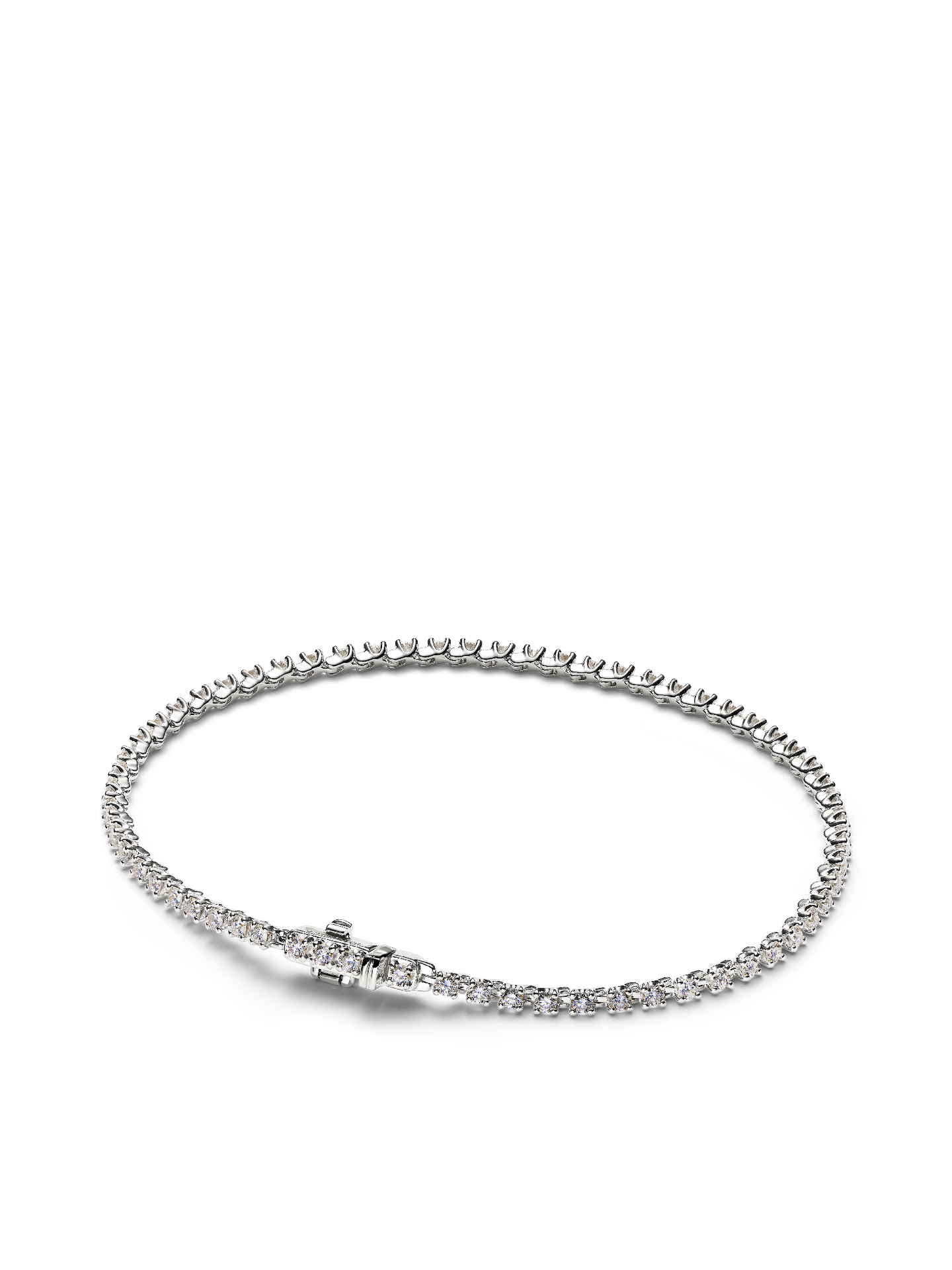 Женский браслет Pandora Era Lab-grown Diamond Tennis, White gold, цвет: Белое золото — фото 1