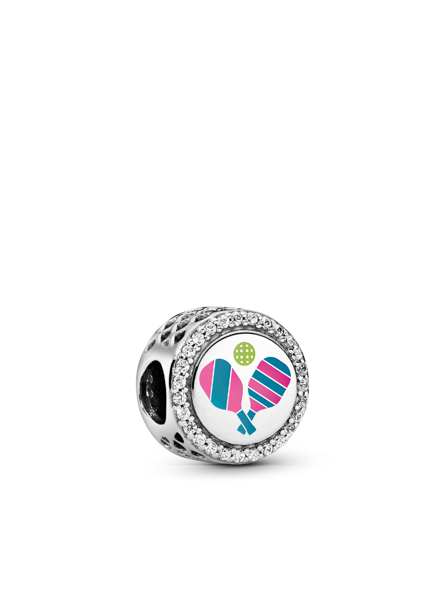 Женский шарм Pandora Pickleball Charm, цвет: Серебро — фото 1