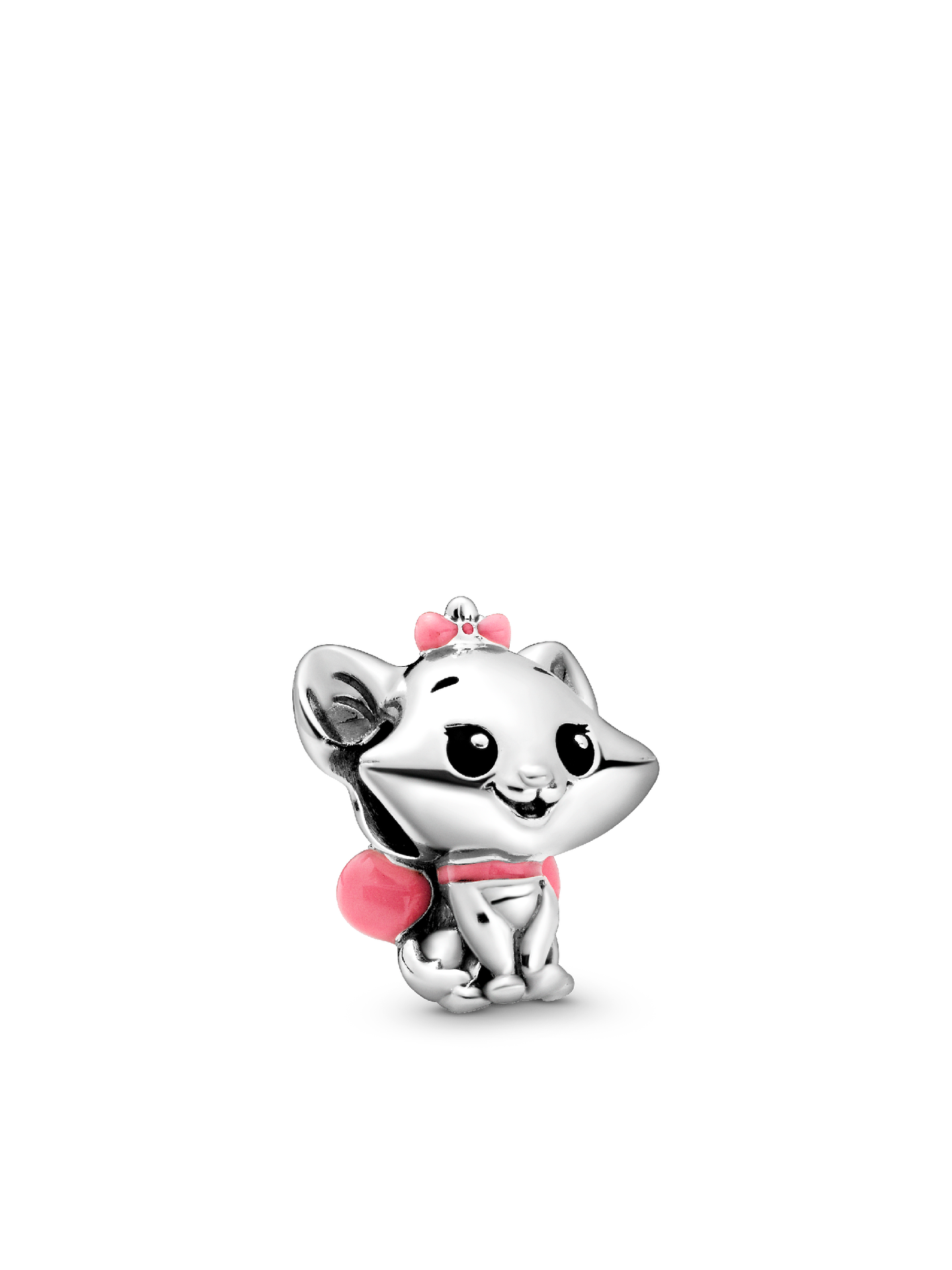 Женский шарм Pandora Disney The Aristocats Marie Charm, цвет: Серебро — фото 1