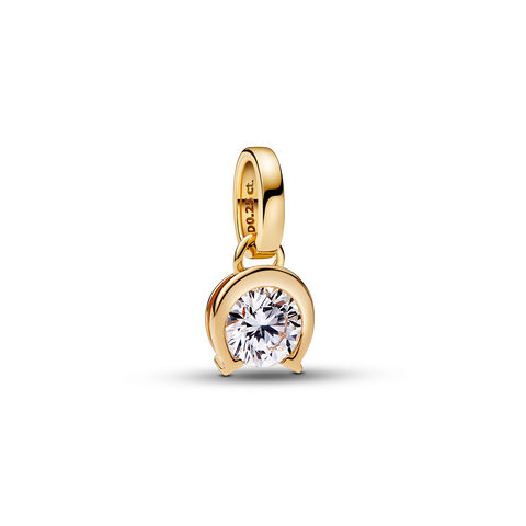 Pandora Talisman Lab-grown Diamond Horseshoe Pendant 0.25 carat tw 14k Gold