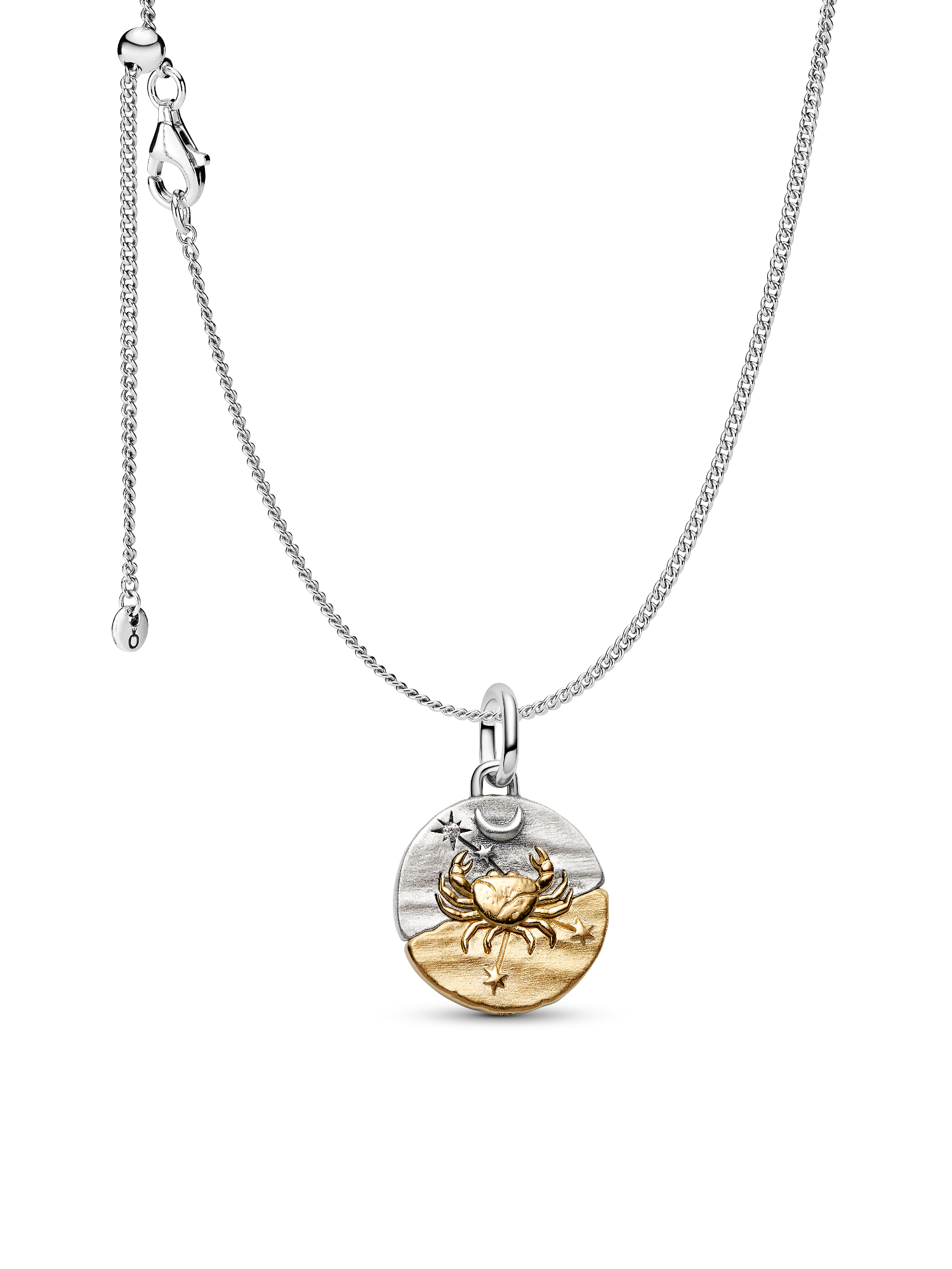 Cancer Medallion  Charm Necklace Set