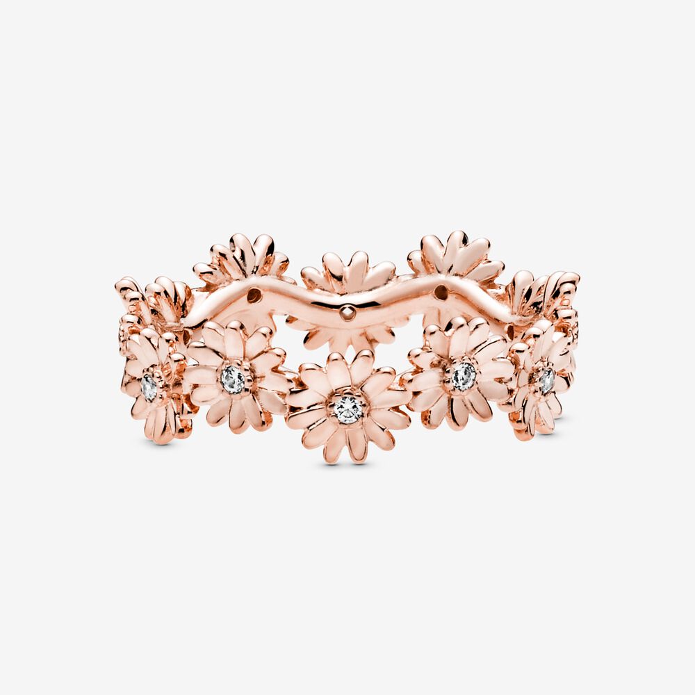 Sparkling Daisy Flower Crown Ring | Pandora US