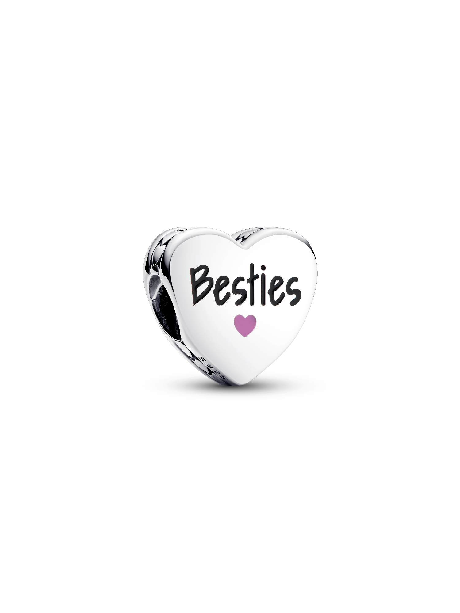 Besties Heart Charm