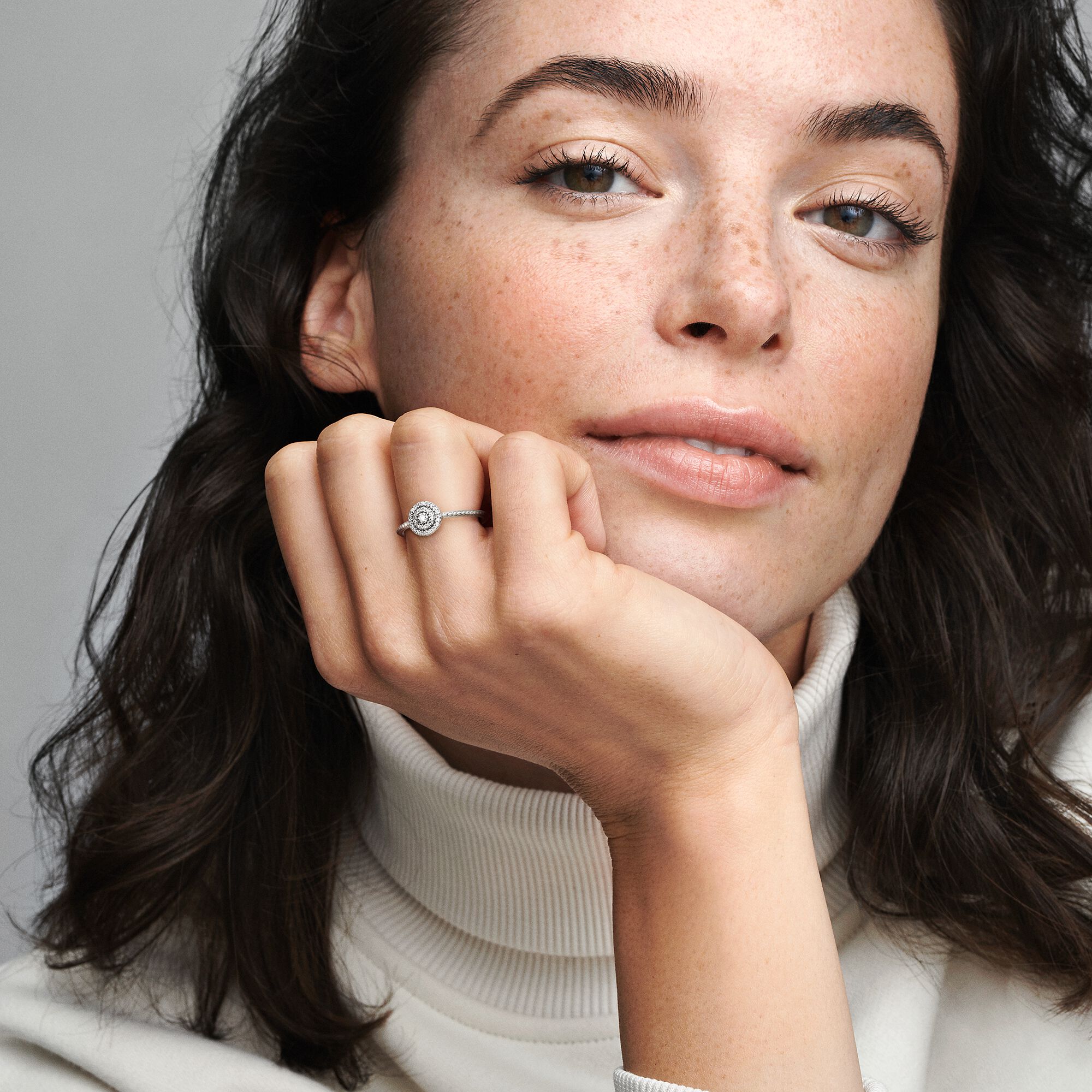 Elegant Sparkle Ring | Sterling silver 