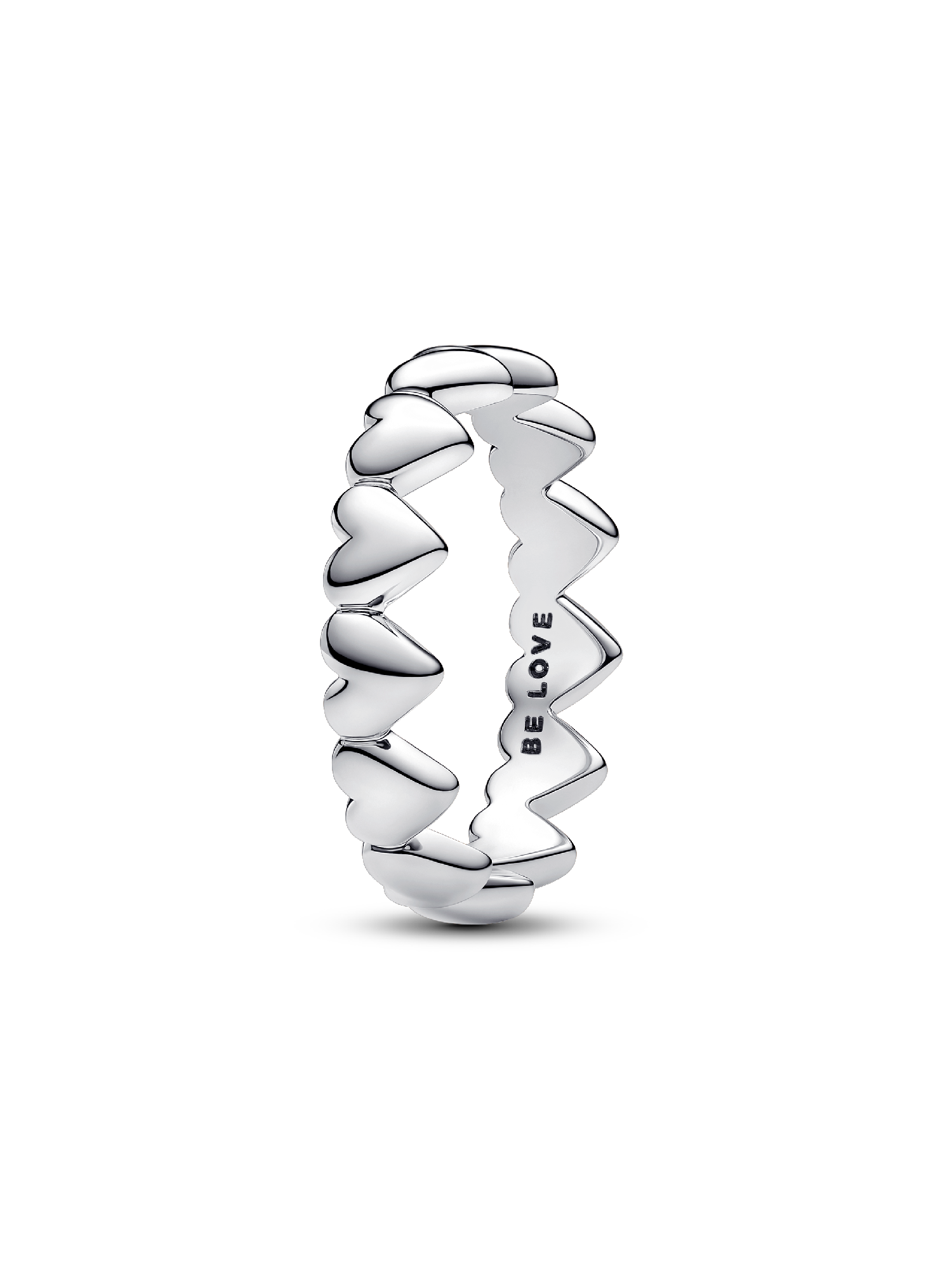 Row of Hearts Ring
