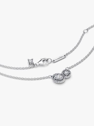 Embracing Halo Necklace