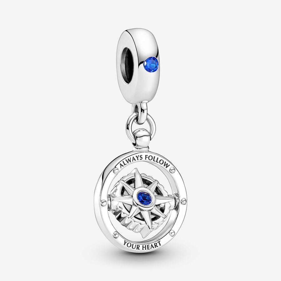 Spinning Compass Dangle Charm image number 0