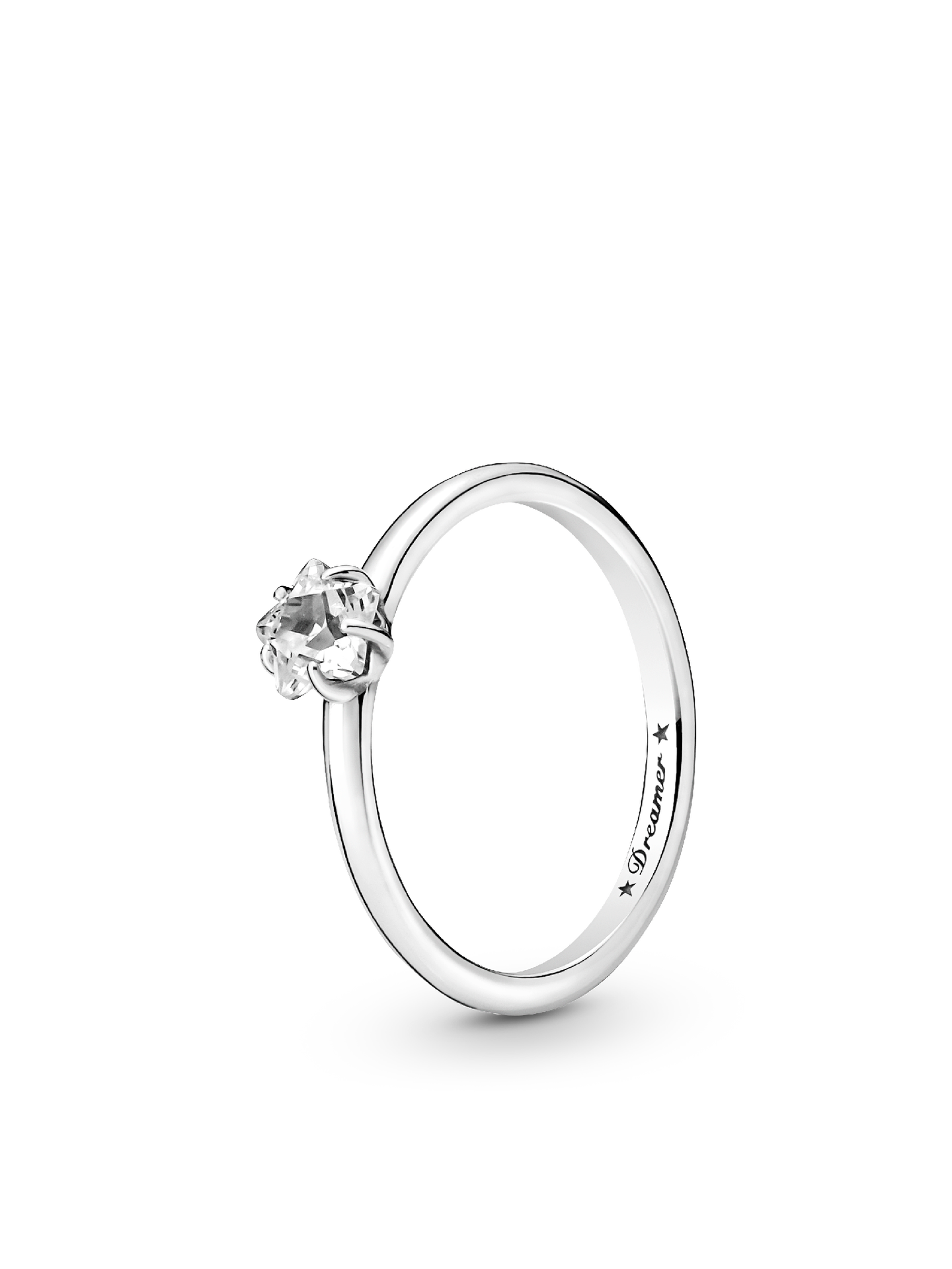 Женское кольцо Pandora Celestial Sparkling Star Solitaire, цвет: Серебро