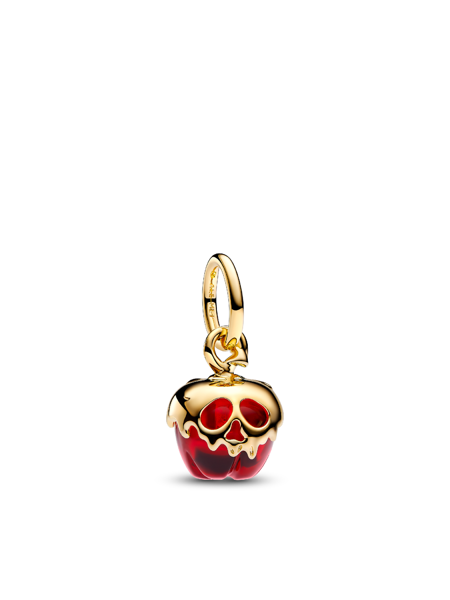 Женский шарм Pandora Disney Villains Evil Queen Apple Dangle Charm, цвет: Позолоченный — фото 1