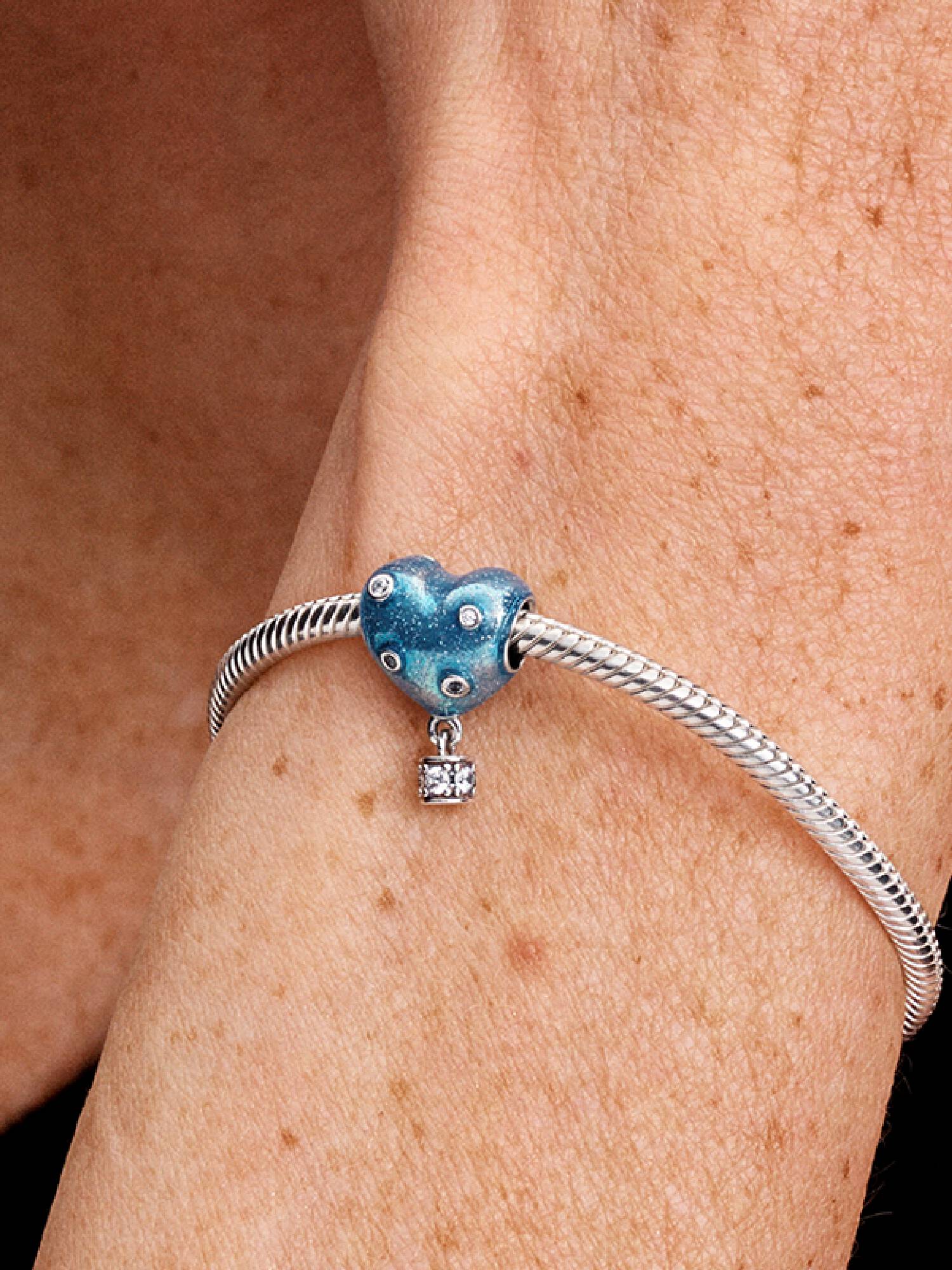 FINAL SALE - Hot Air Balloon Heart Charm