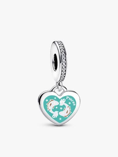 Pisces Dangle Charm Bracelet Set