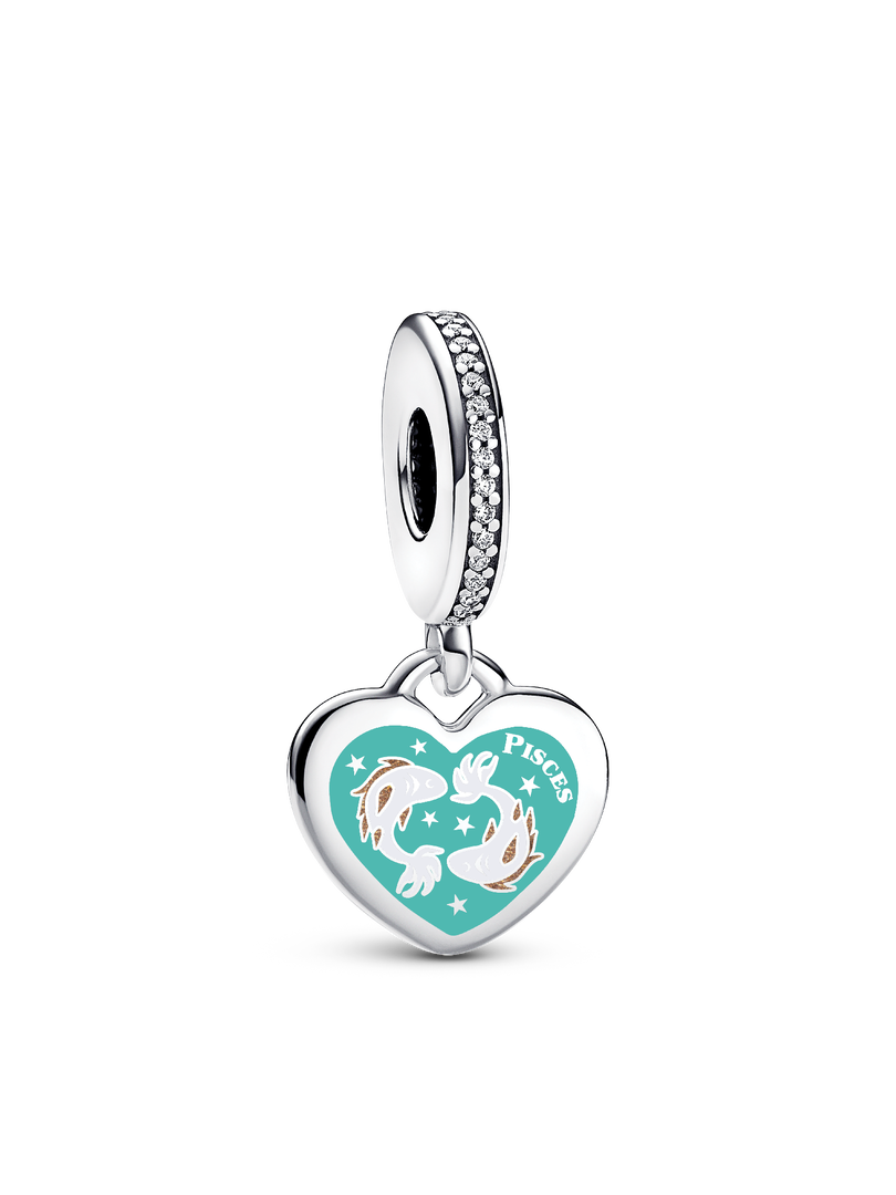 Pisces Dangle Charm Bracelet Set