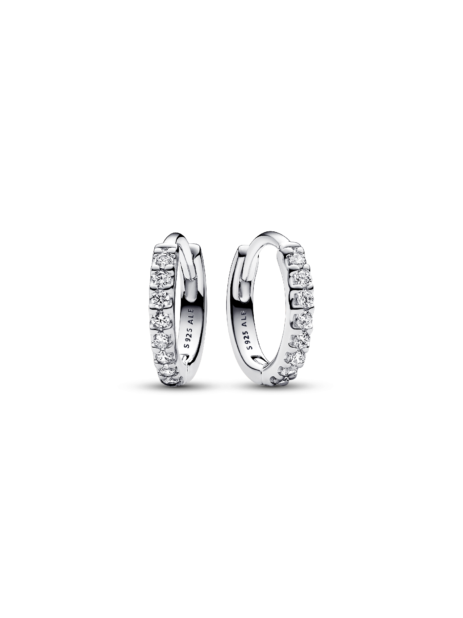 Sparkling Huggie Hoop Earrings