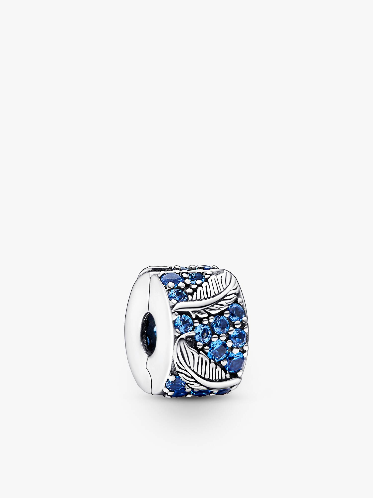 FINAL SALE - Curved Feather & Pavé Clip Charm