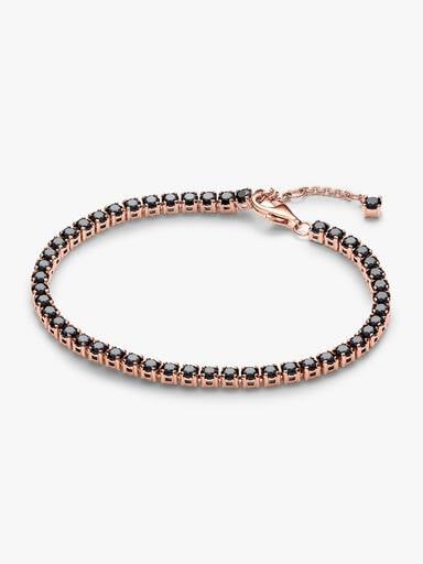 Black Sparkling Tennis Bracelet