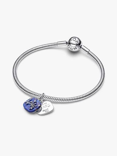 Celestial Blue Love Constellation Double Dangle Charm