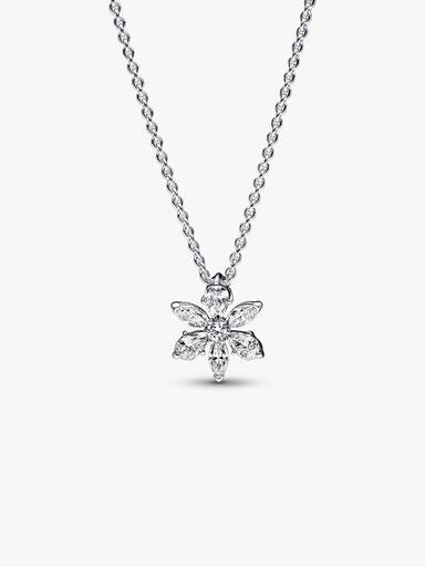 Sparkling Herbarium Cluster Pendant Necklace