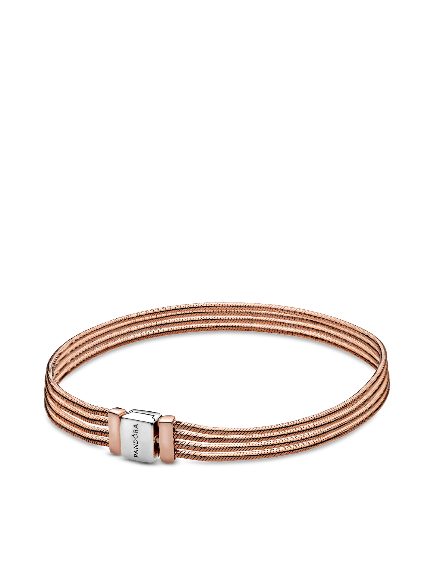Женский браслет Pandora Reflexions™ Multi Snake Chain, цвет: Двухцветный — фото 1