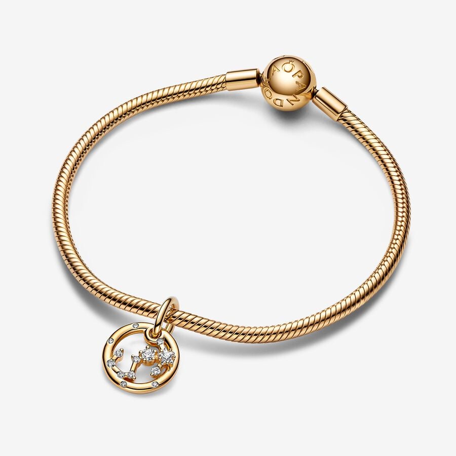 Scorpio Zodiac Dangle Charm Bracelet Set image number 0