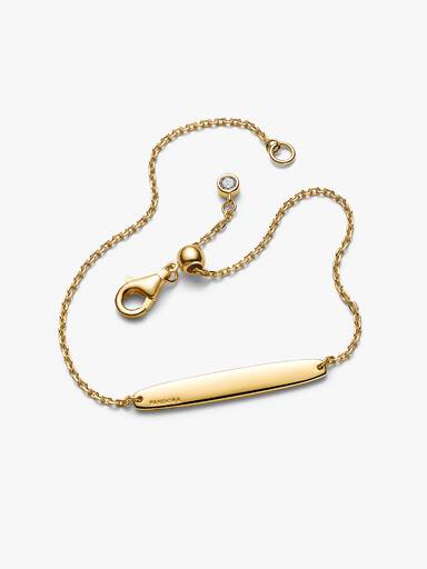 Engravable Bar Chain Bracelet